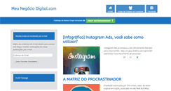 Desktop Screenshot of meunegociodigital.com